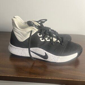 Nike PG 3 TB Black White Oreo Paul George Sneakers Men's 9 Shoes Basketball